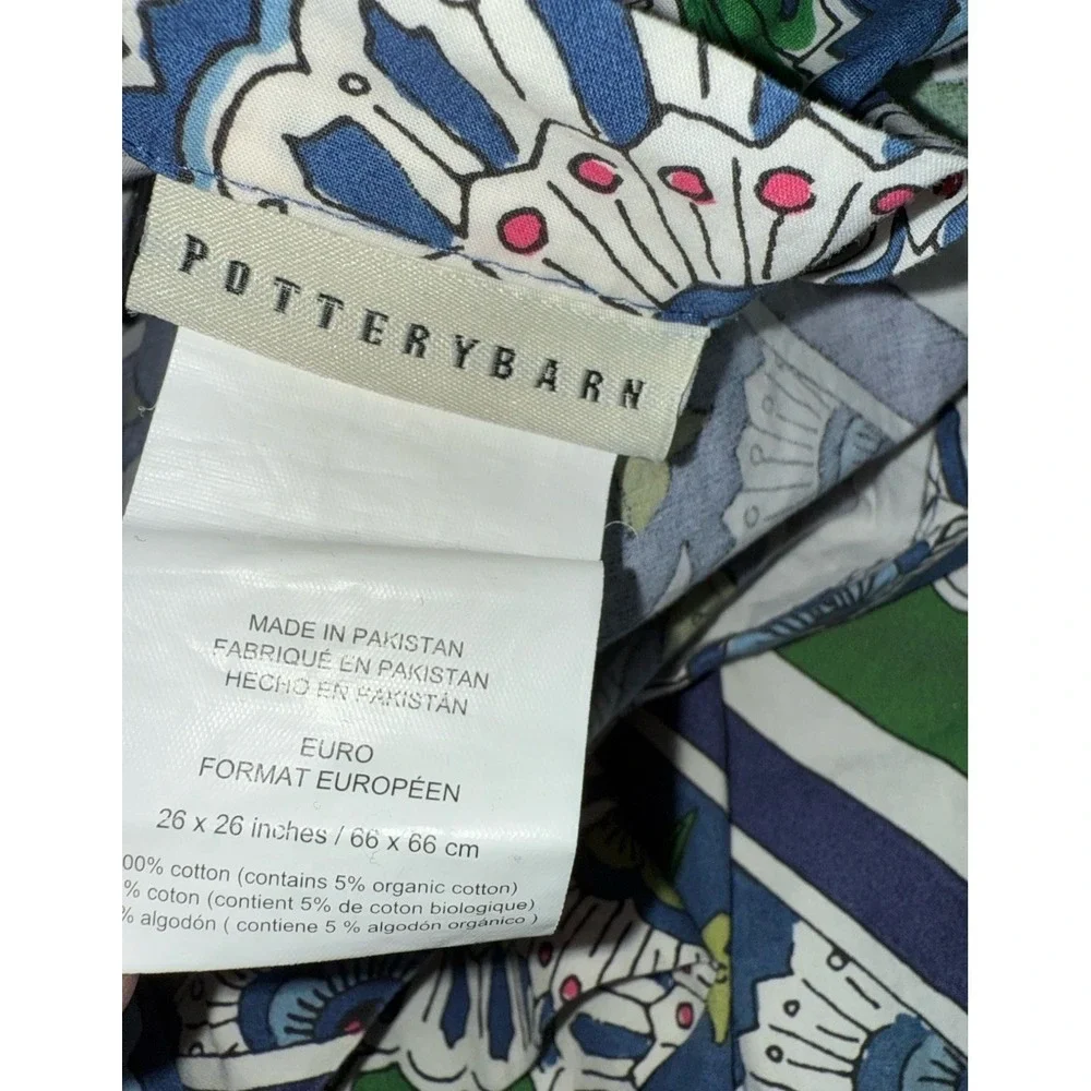 Pottery Barn Euro Sham Pillowcase 26